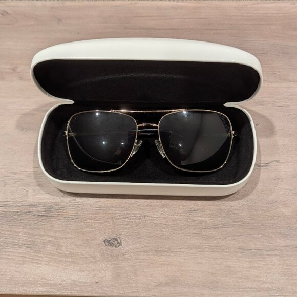 Calvin Klein Unisex Rectangular Sunglasses Tortoise Arms R342S  59-16-120 - Picture 8 of 8